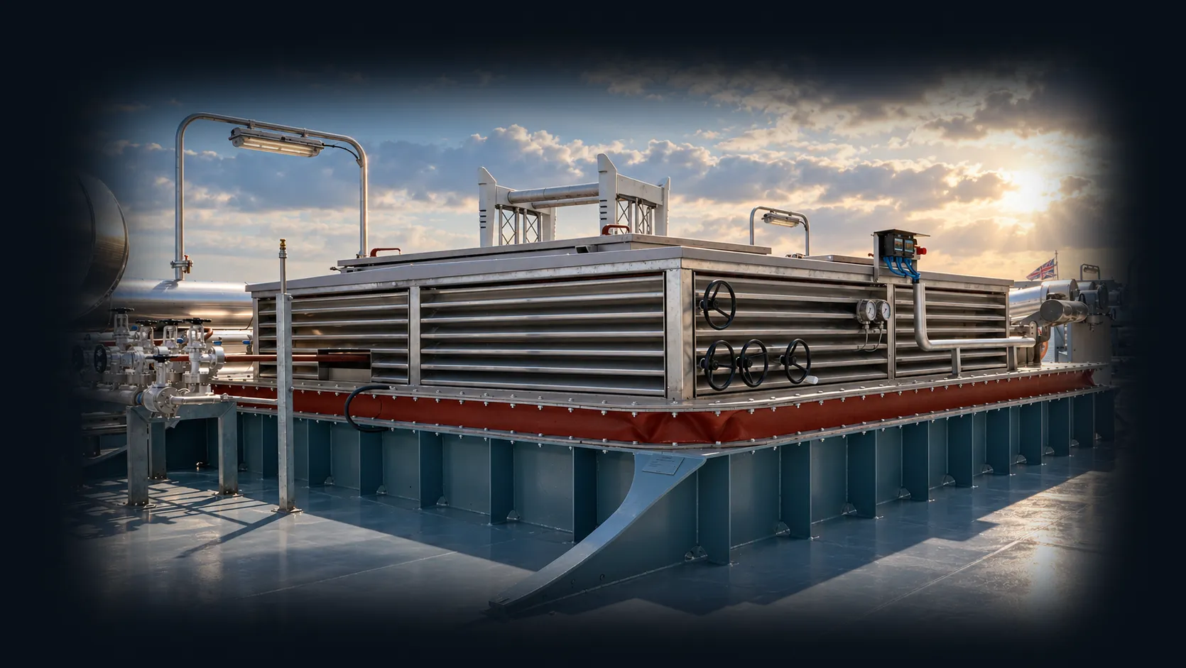 High-temperature cargo pump system aboard the Bitumina 1 Type C tanker
